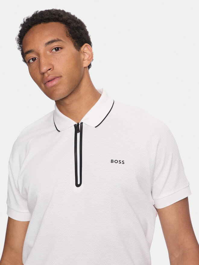 BOSS BOSS Polo Philix 50519760 Blanco Regular Fit