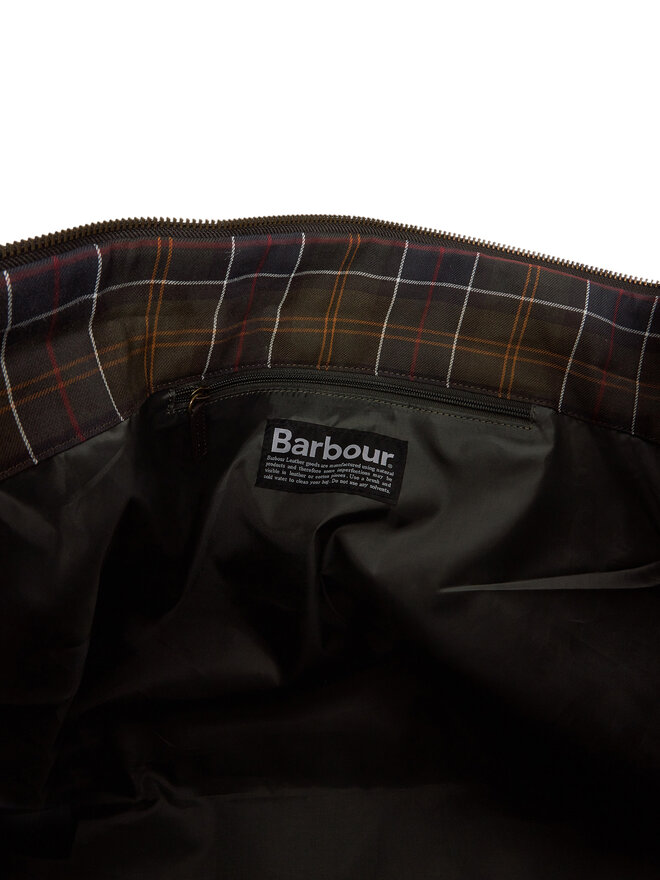 Barbour Сумка Barbour Leather Medium Travel Explorer UBA0008BR91 Коричневий