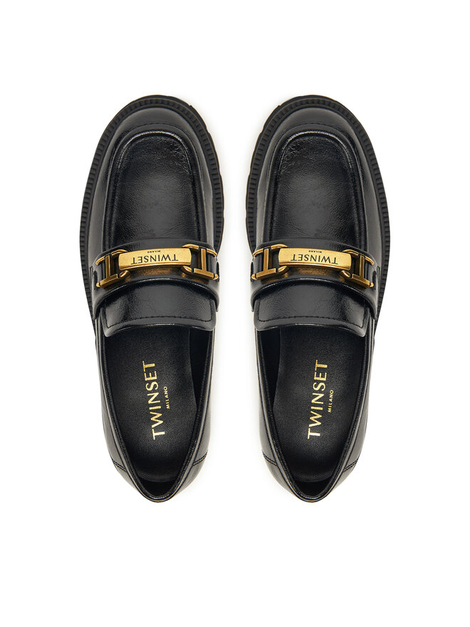 TWINSET Лофери TWINSET 252TGT080 Чорний