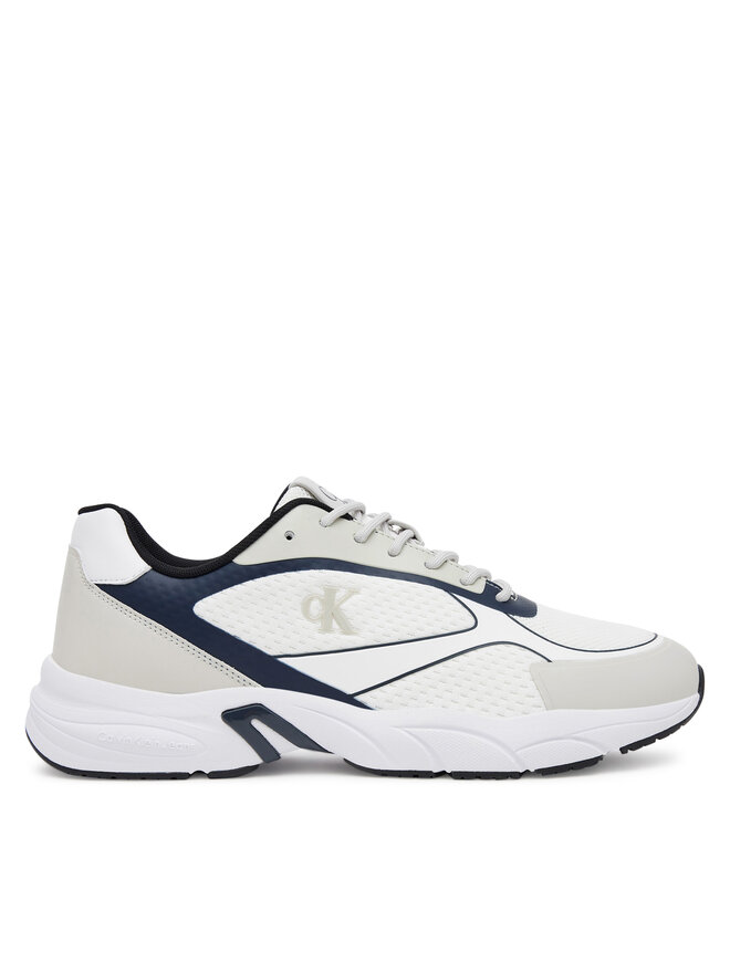 Calvin Klein Jeans Sportcipők Calvin Klein Jeans Retro Tennis Low Knit Mix YM0YM01310 Fehér