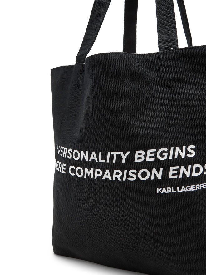 KARL LAGERFELD Táska KARL LAGERFELD A1W50047 Fekete