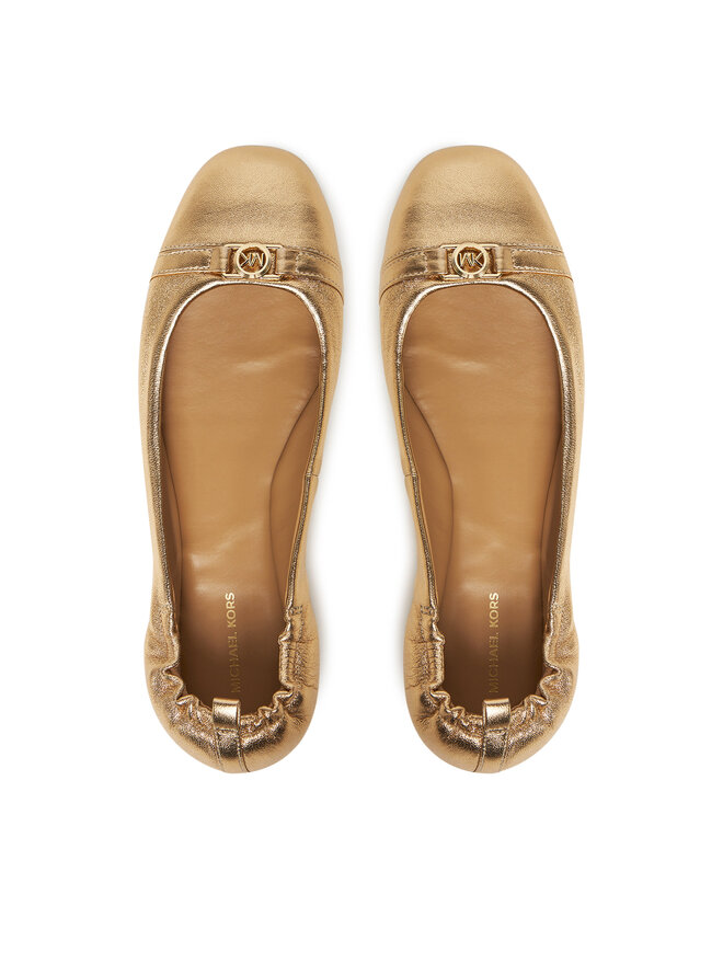 MICHAEL Michael Kors Балетки MICHAEL Michael Kors Mandy Flex Ballet 40S5MAFP1M Золотий