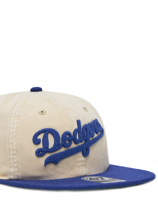 47 Brand Gorra con visera 47 Brand MLB LA Dodgers Fieldstone ’47 CAPTAIN RL B-FLDST12HTP Blanco