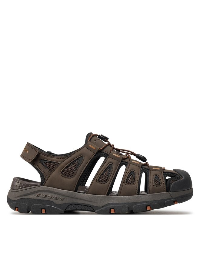 Skechers Sandały Skechers Tresmen-Outseen 204111/CHOC Brązowy