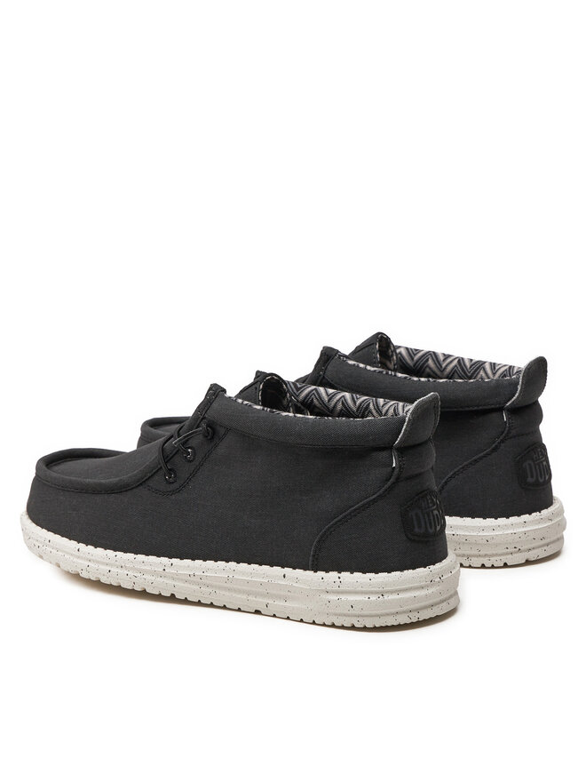 Hey Dude Mocassini Hey Dude Wally Mid Canvas 40701-066 Nero