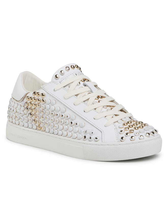 Sneakers Crime London Beat 25726PP2.10 Bianco escarpe