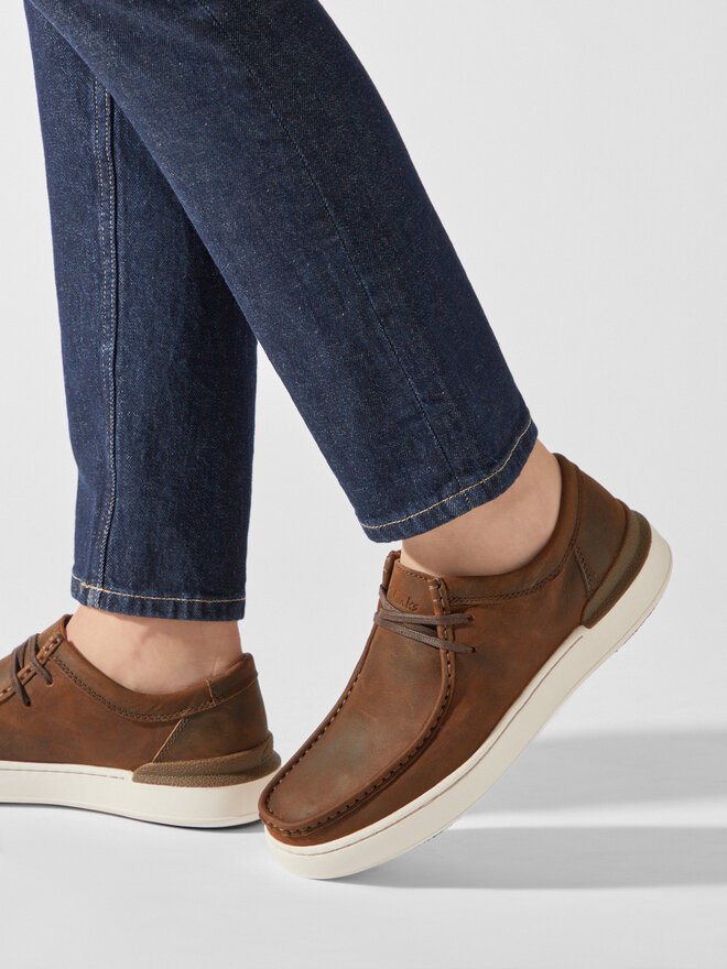 Halbschuhe Clarks Court Lite Wally 261709317 Braun eschuhe