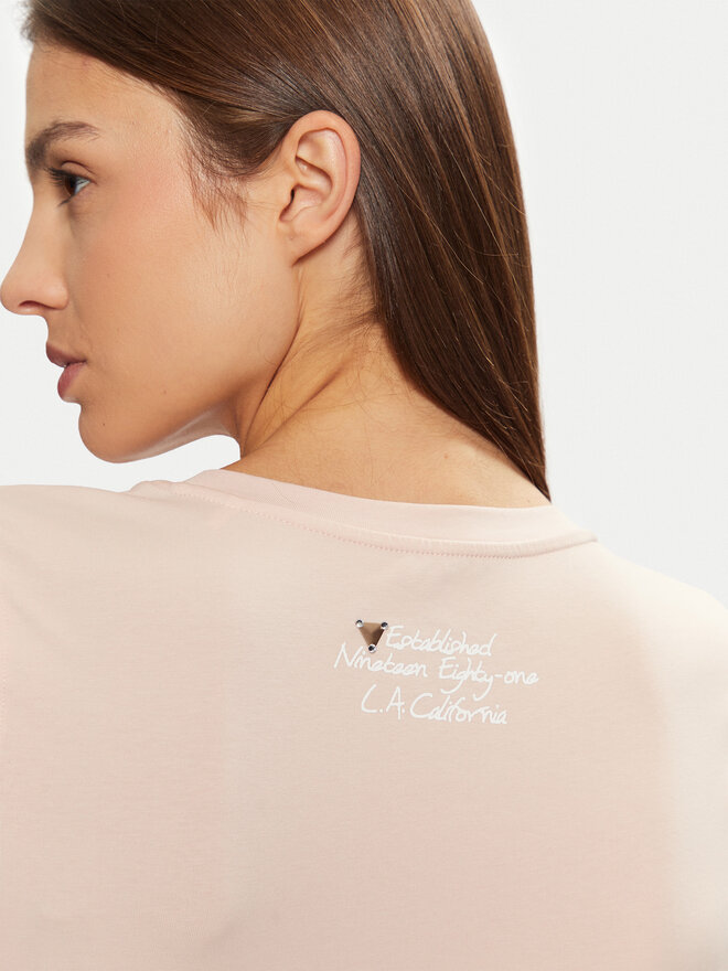 Guess Guess Marškinėliai W5RI22 J1314 Écru Regular Fit