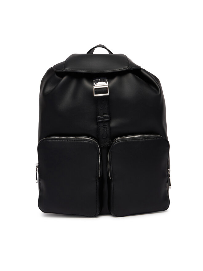 Calvin Klein Rucksack Calvin Klein Webbing Strap Flap LV04F3590G Schwarz
