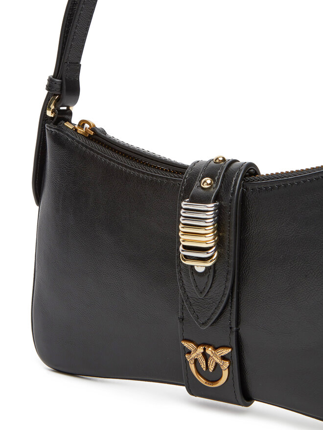 PINKO Kabelka PINKO Arthemis Shoulder Mini AI 24-25 PLTT 103512 A29V Černá