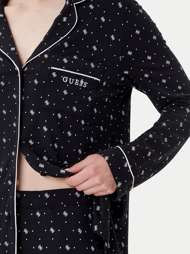Guess Guess Pijama O5RX08 KCIN2 Negro