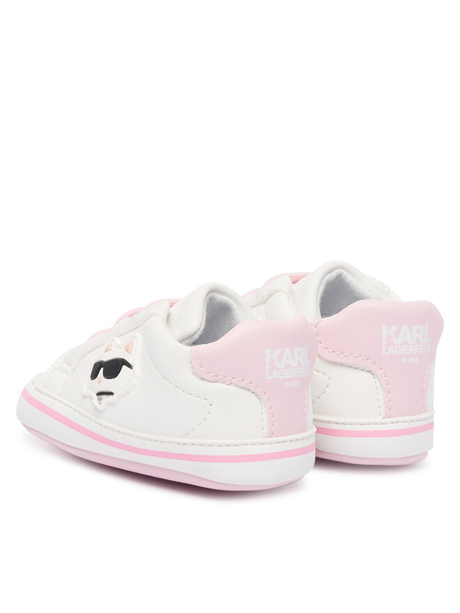 KARL LAGERFELD Półbuty KARL LAGERFELD Z30993 Biały