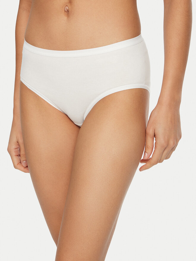 Triumph Triumph 2 db klasszikus női alsó magas derékkal Sense Of Cotton 10225046 Fehér