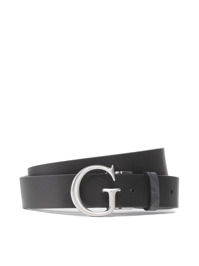 Guess Moški pas Guess Vezzola Belts BM7550 LEA30 Črna