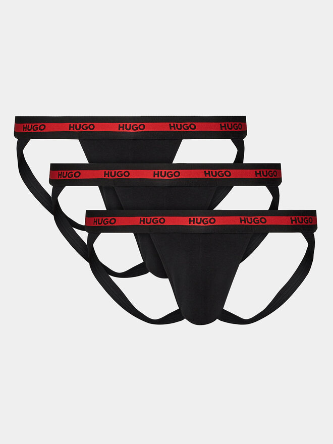 HUGO HUGO Pack de 3 slips 50496724 Negro