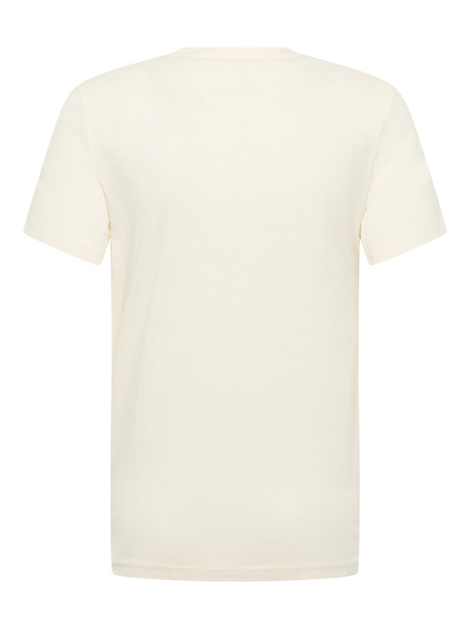Mustang Mustang T-Shirt Austin 1016483 Μπεζ Regular Fit