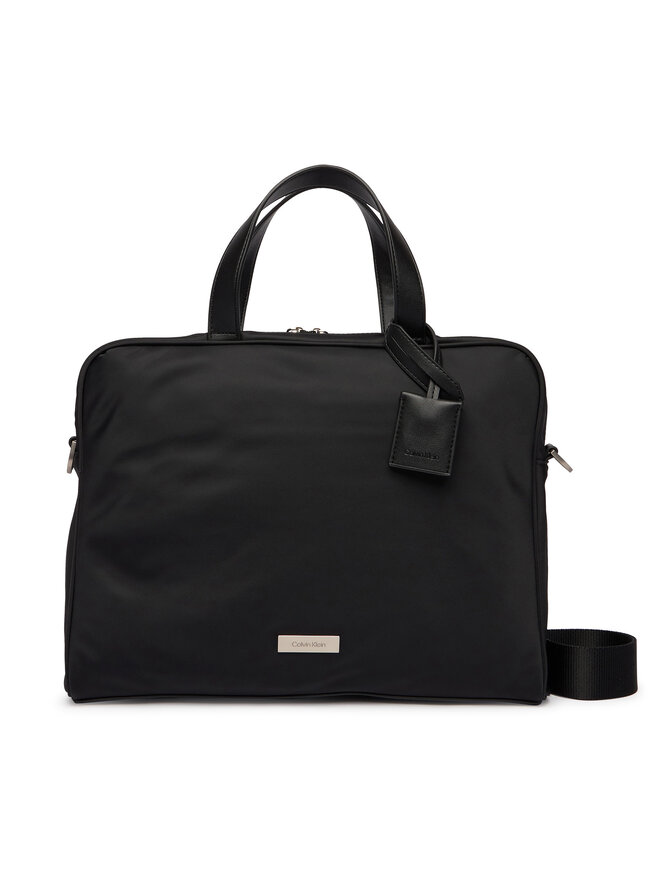 Calvin Klein Laptoptasche Calvin Klein Sleek Slim Commuter LV04D3351G Schwarz