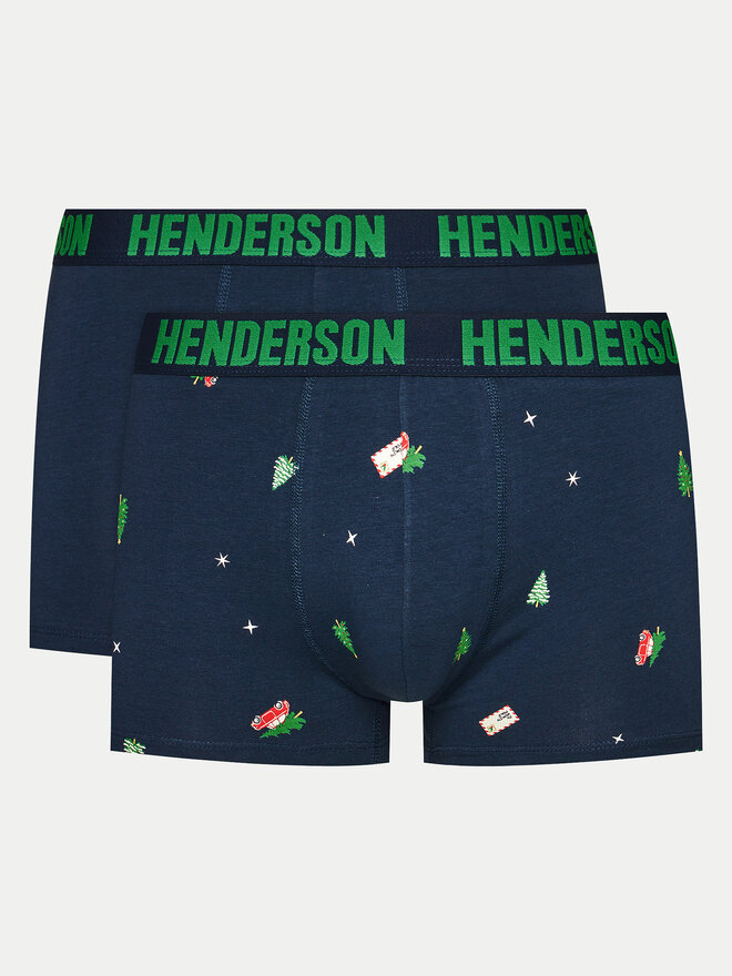 Henderson Henderson 2er-Set Boxershorts Jury 42251 Blau