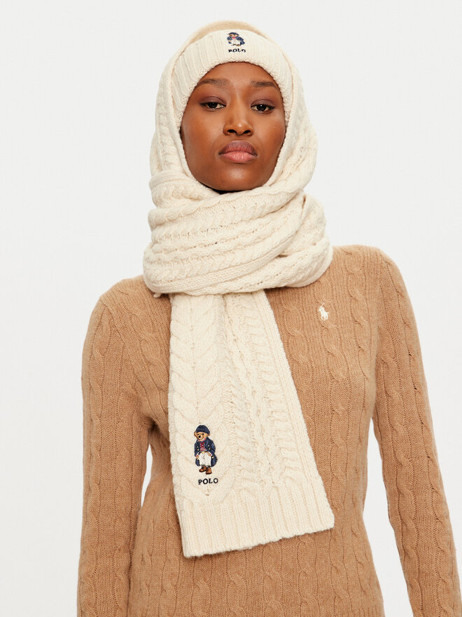 Polo Ralph Lauren Šallīte Polo Ralph Lauren 455961992001 Écru