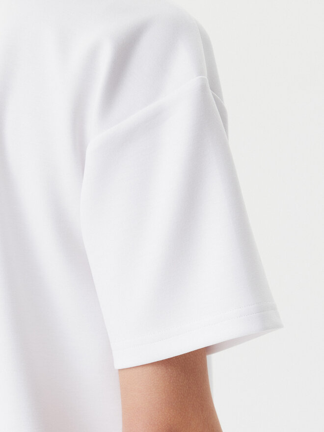 Fila Fila Camiseta Lisakovsk FAW1044 Blanco Loose Fit