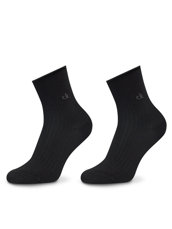 Chaussettes hautes femme Calvin Klein 701229681 Noir chaussures