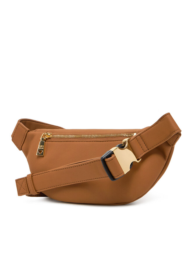 LOVE MOSCHINO Ledvinka LOVE MOSCHINO JC4195PP1MKD0201 Hnědá