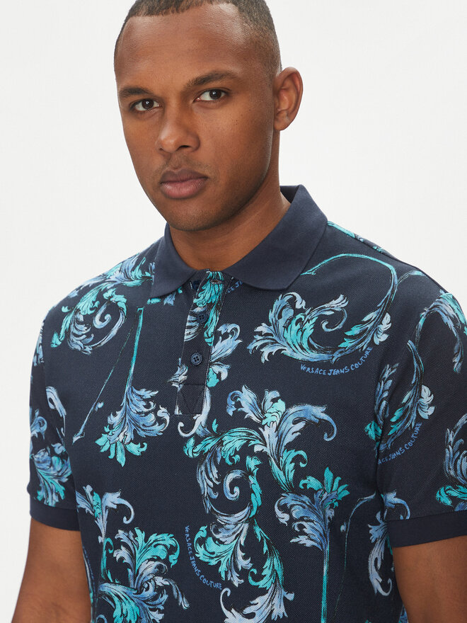 Versace Jeans Couture Versace Jeans Couture Polo 78GAG6S0 Σκούρο μπλε Regular Fit