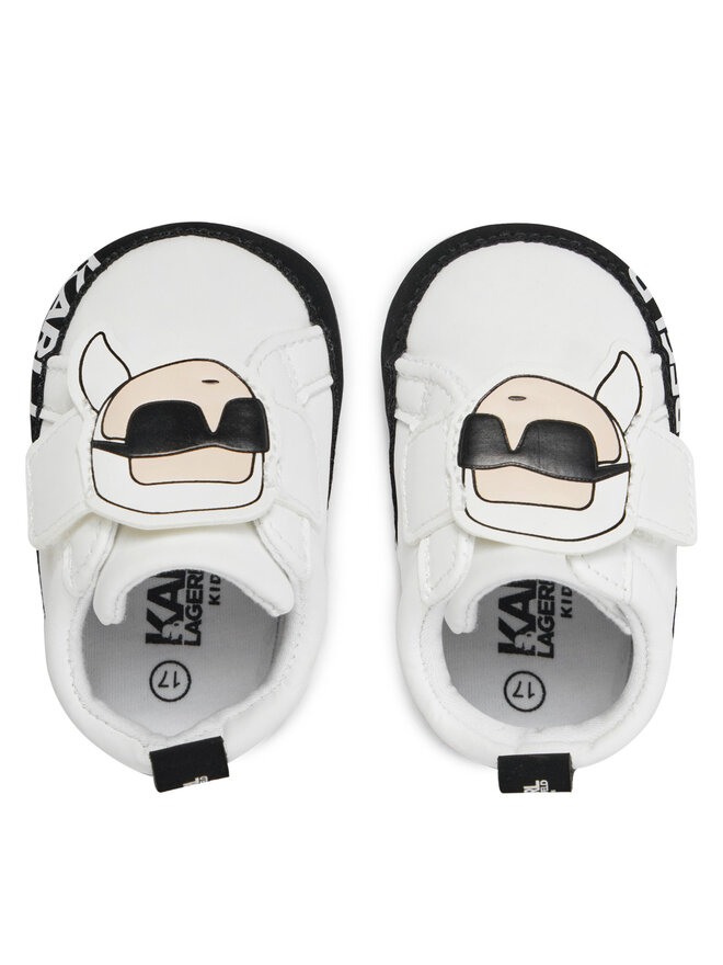 Karl Lagerfeld Kids Sneakersy Karl Lagerfeld Kids Z30320 Biały
