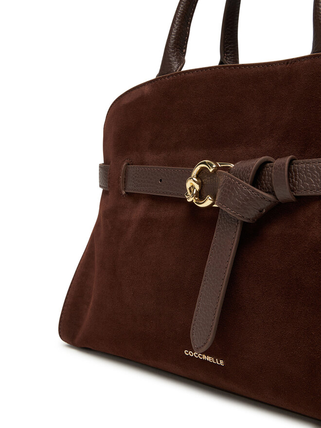 Coccinelle Сумка Coccinelle TLB Coccinellesabine Suede Bi E1 TLB 18 04 01 Коричневий