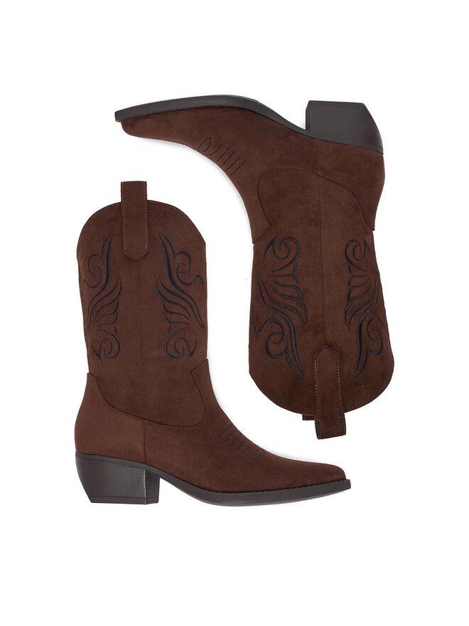 JENNY Cowboystiefel JENNY CEO-LI25122 Braun