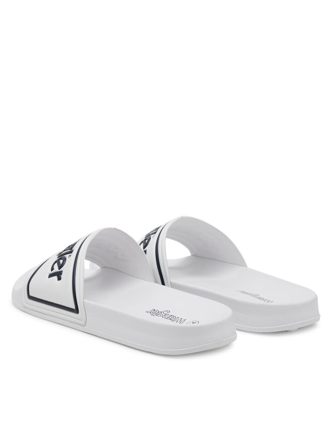 Wrangler Klapki Wrangler Avwewll Silder Men Low 20251042 Biały