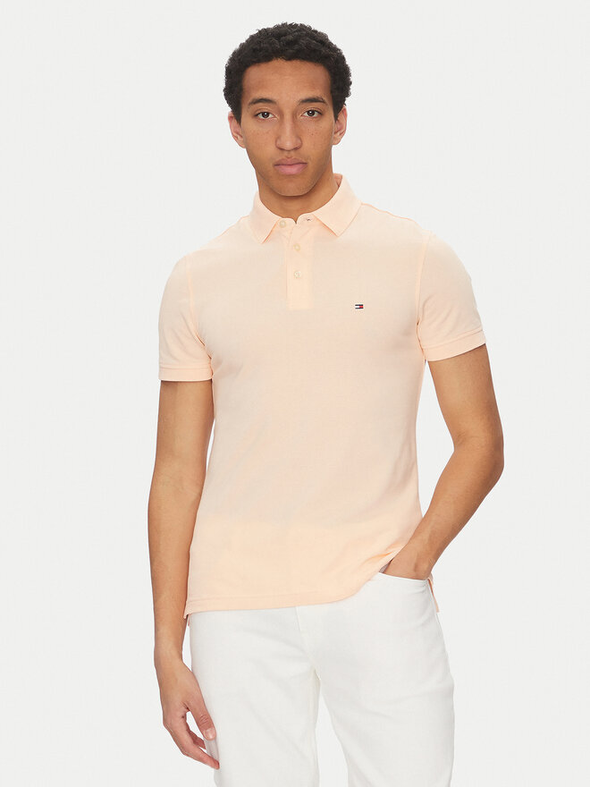 Tommy Hilfiger Tommy Hilfiger Polo 1985 MW0MW17771 Κοραλλί Slim Fit