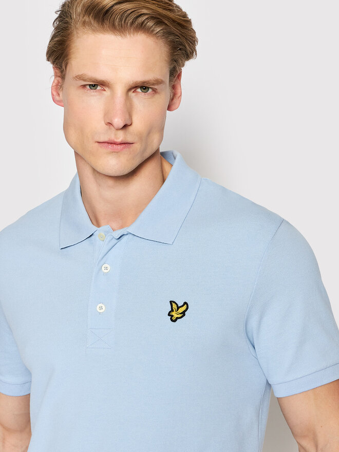 Lyle & Scott Lyle & Scott Поло Plain SP400VOG Блакитний Regular Fit