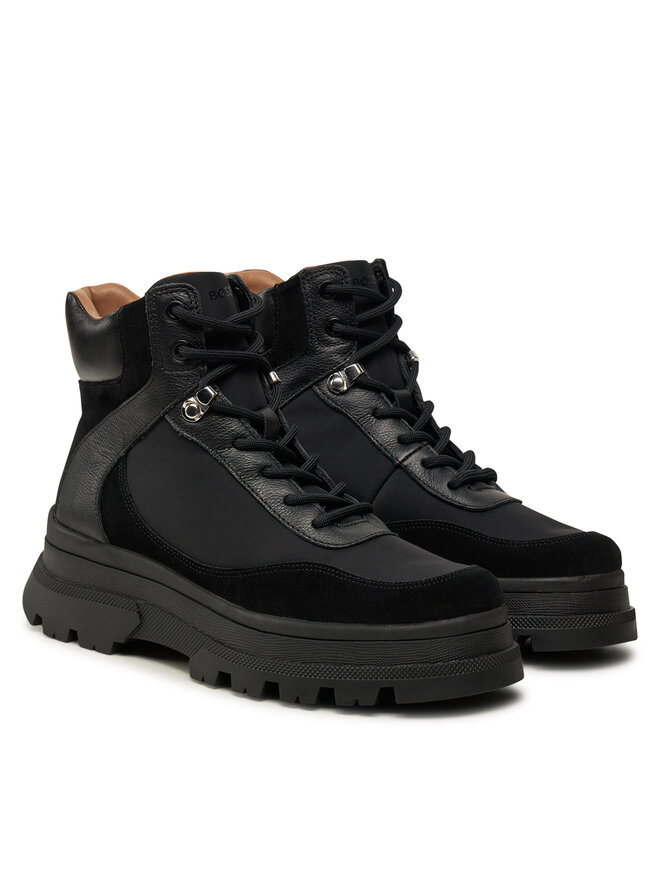 BOSS Botine Boss 50535834 Negru