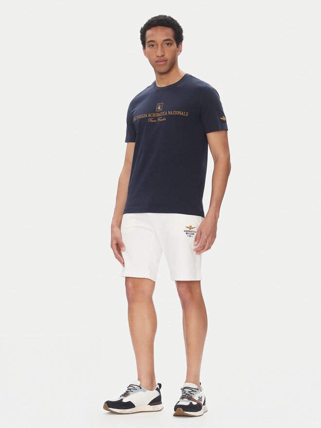 Aeronautica Militare Aeronautica Militare T-Shirt 251TS2410J592 Dunkelblau Regular Fit