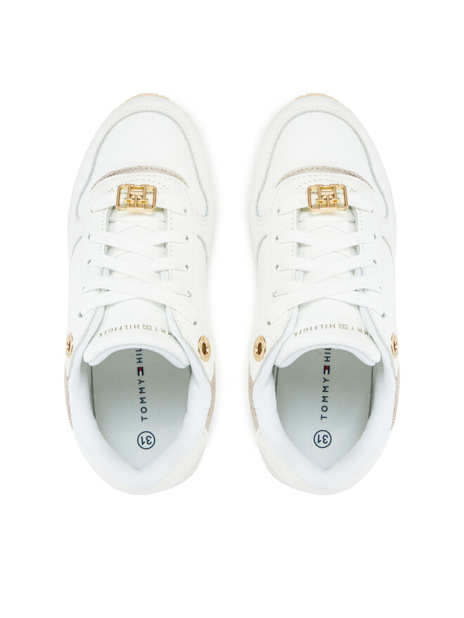 Tommy Hilfiger Αθλητικά Tommy Hilfiger Low Cut Lace-Up Sneaker T3A9-33765-1355 M Λευκό