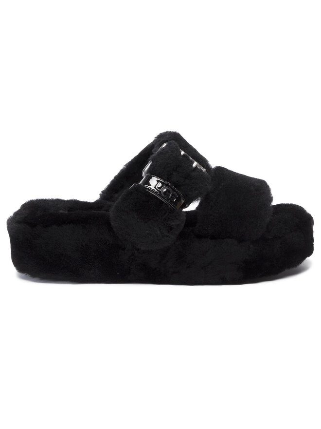 Şlapi Ugg W Fuzz Yeah 1104662 Negru | epantofi.ro