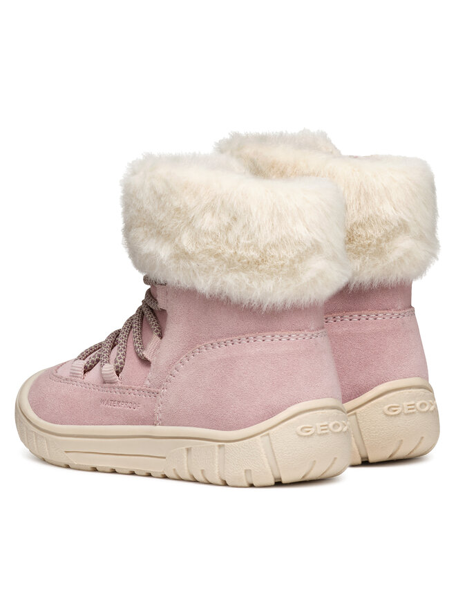 Geox Čižmy Geox B Omar Girl Wpf B462LA 00022 C8014 S Ružová