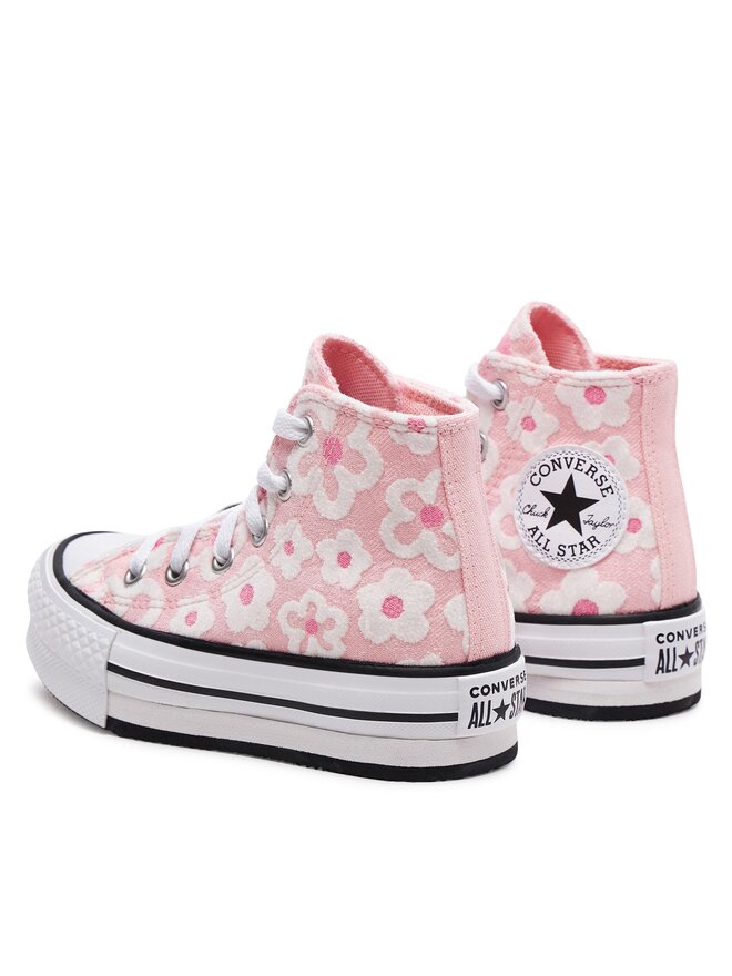 Converse Кеди Converse Chuck Taylor All Star Lift Platform Floral Embroidery A06325C Рожевий