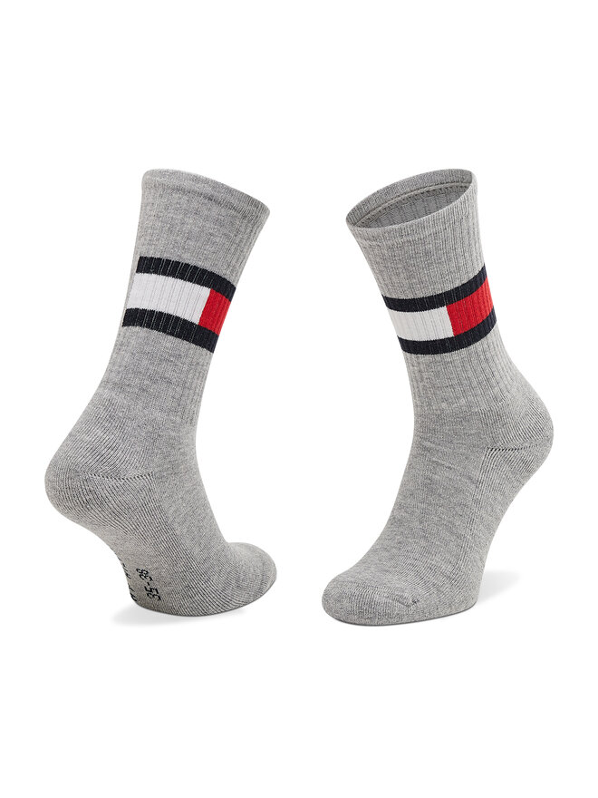 Tommy Hilfiger Σετ 2 ζευγάρια ψηλές κάλτσες unisex Tommy Hilfiger 394020001 Μαύρο