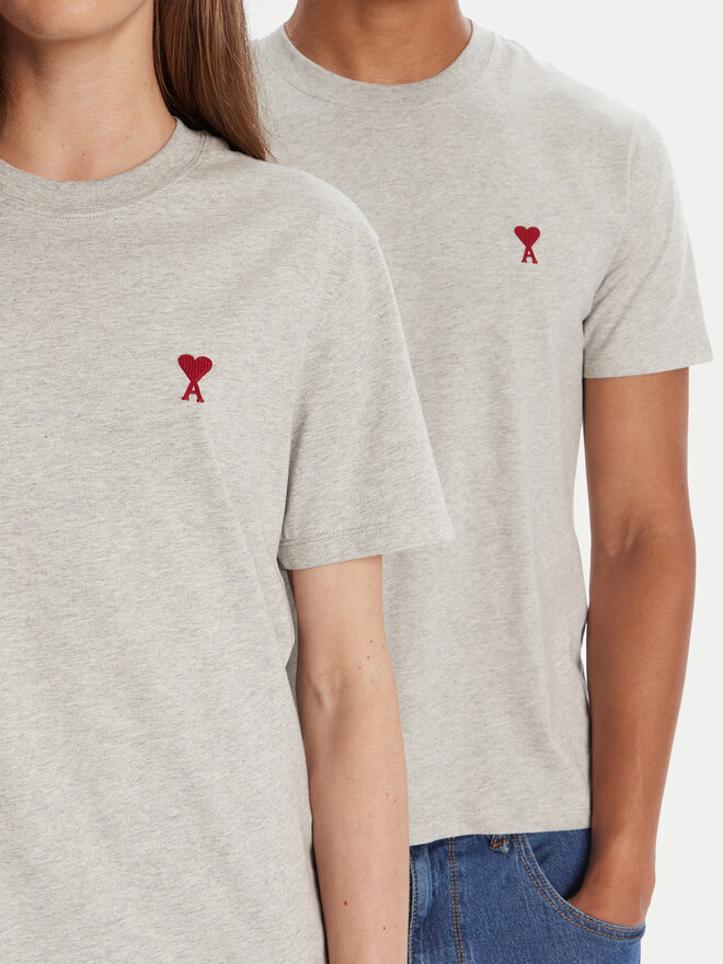 AMI PARIS AMI PARIS T-Shirt BFUTS035.724 Grau Regular Fit