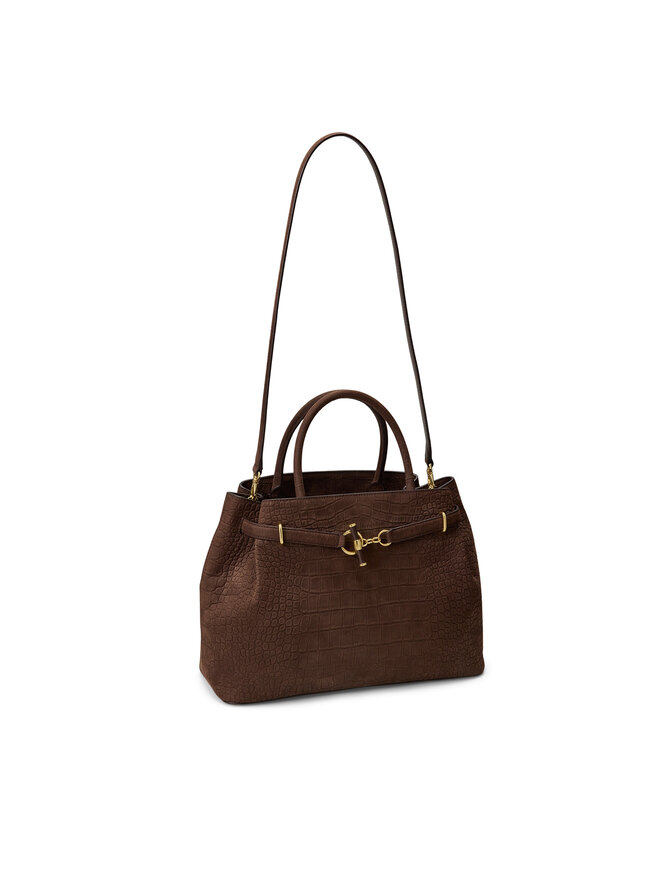 LAUREN RALPH LAUREN Handtasche LAUREN RALPH LAUREN 431P18464003 Dunkelbraun