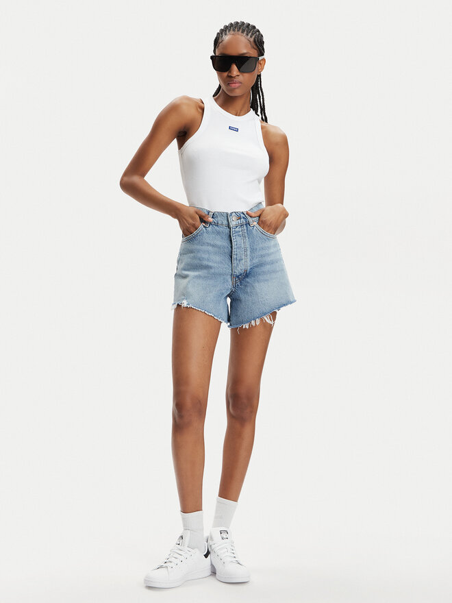 HUGO Hugo Top Easy 50508857 Weiß Slim Fit