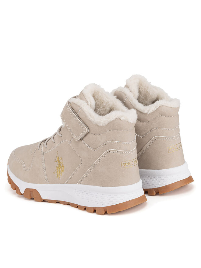 U.S. Polo Assn. Μποτίνια U.S. Polo Assn. MELITA001K/DY1 Μπεζ
