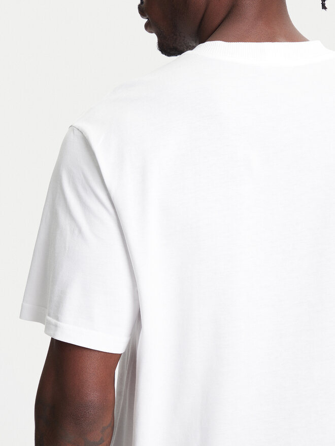 United Colors Of Benetton United Colors Of Benetton Marškinėliai 3BL0U10A1 Balta Oversize