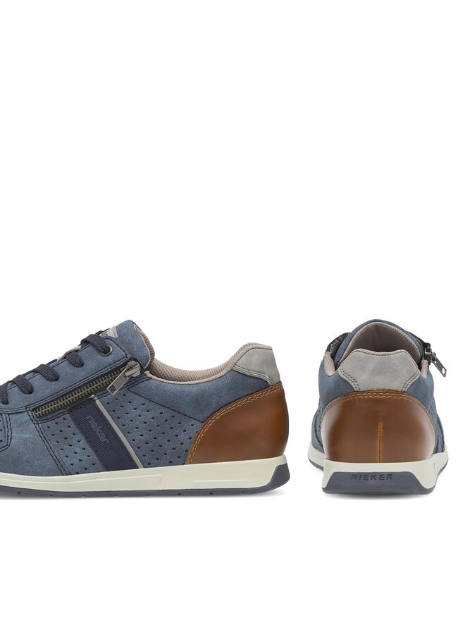 Rieker Sneakersy Rieker 11926-14 Tmavomodrá