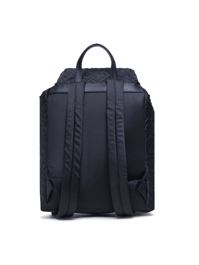 Tommy Hilfiger Rucksack Tommy Hilfiger Th Flow Flap Backpack AW0AW14171 Schwarz