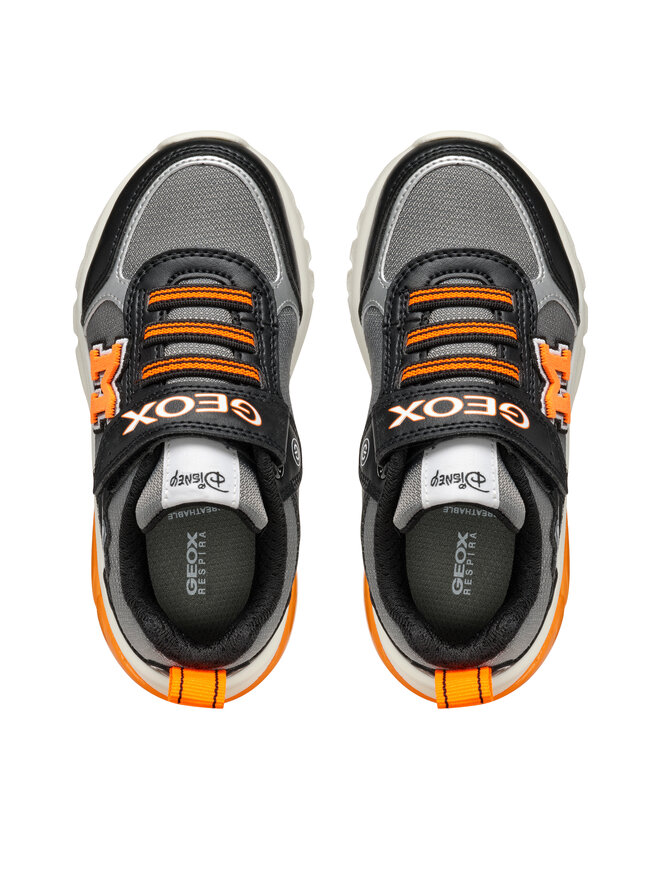 Geox Sneakersy Geox J Ciberdron Boy J46LBH 054FU C0039 S Černá