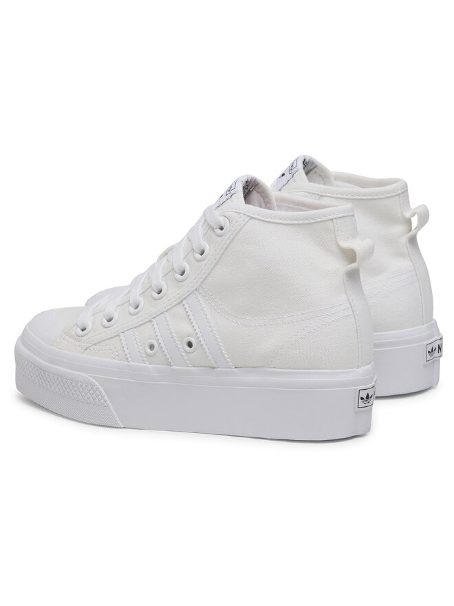 adidas Snīkeri adidas Nizza Platform Mid W FY2782 Balts