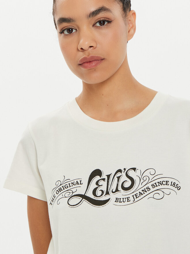 Levi's® Levi's® Marškinėliai Graphic A8804-0023 Balta Boxy Fit